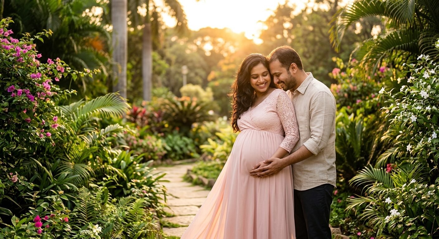 Professional maternity portrait photography