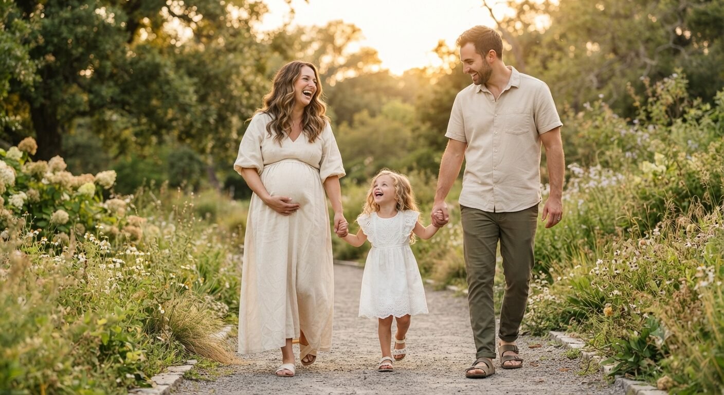 Professional maternity portrait photography