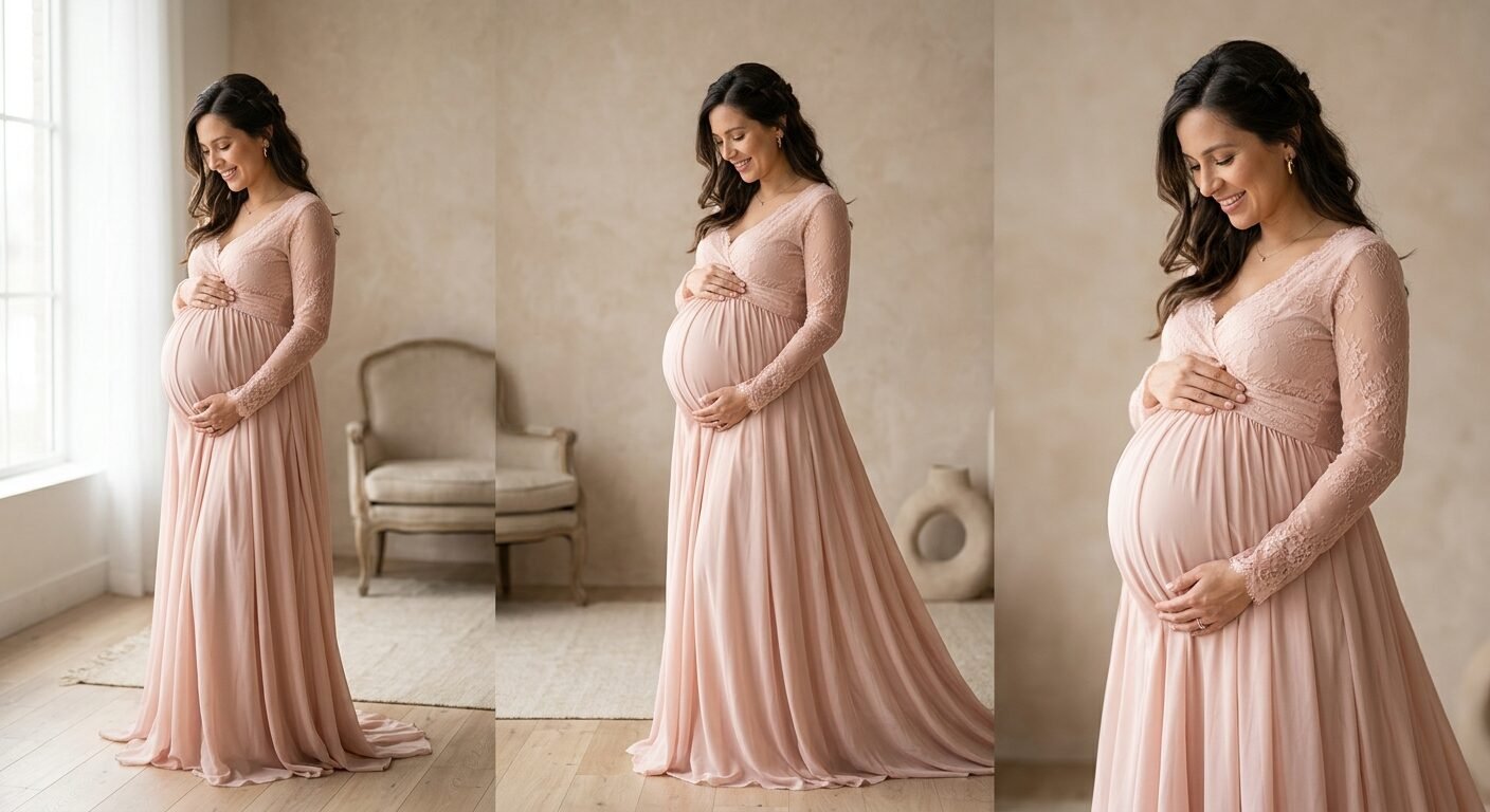 Professional maternity portrait photography