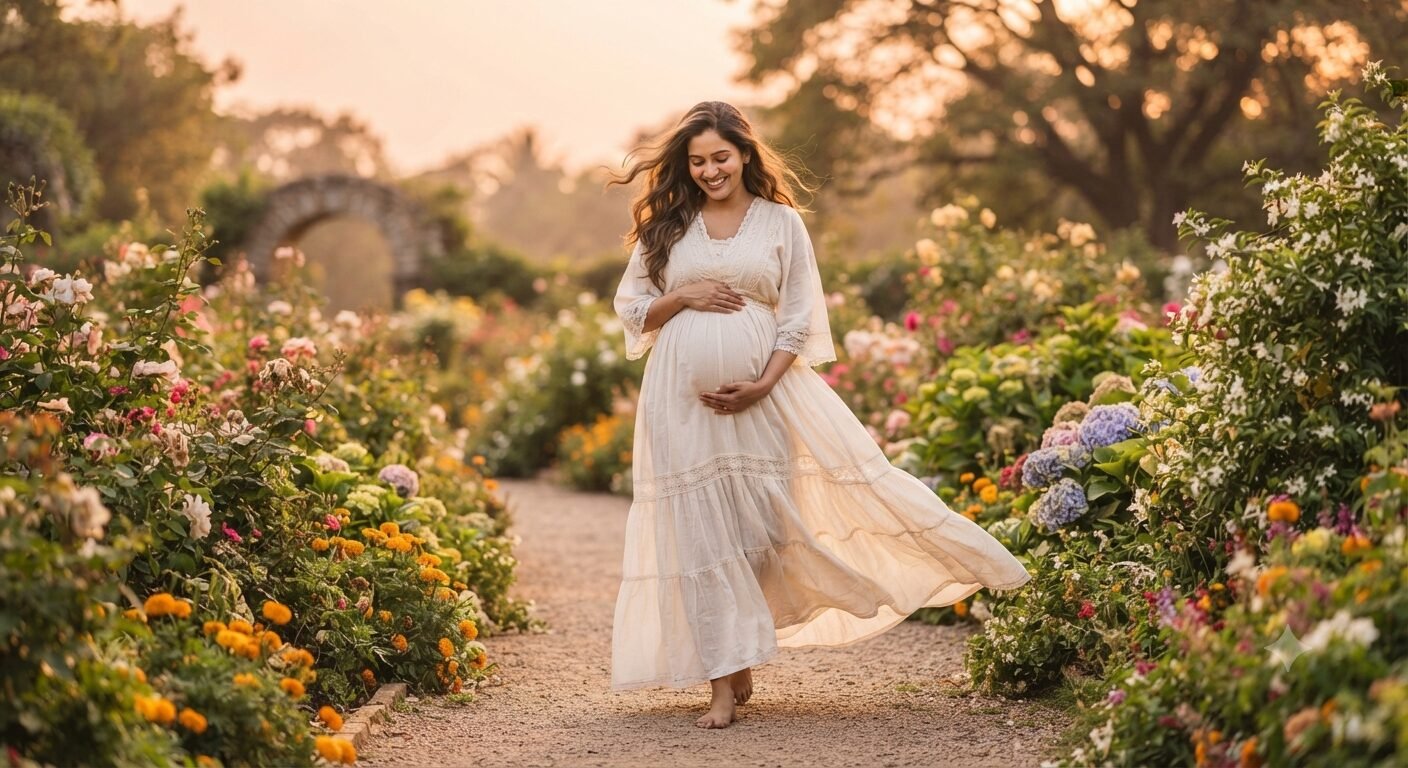 Professional maternity portrait photography