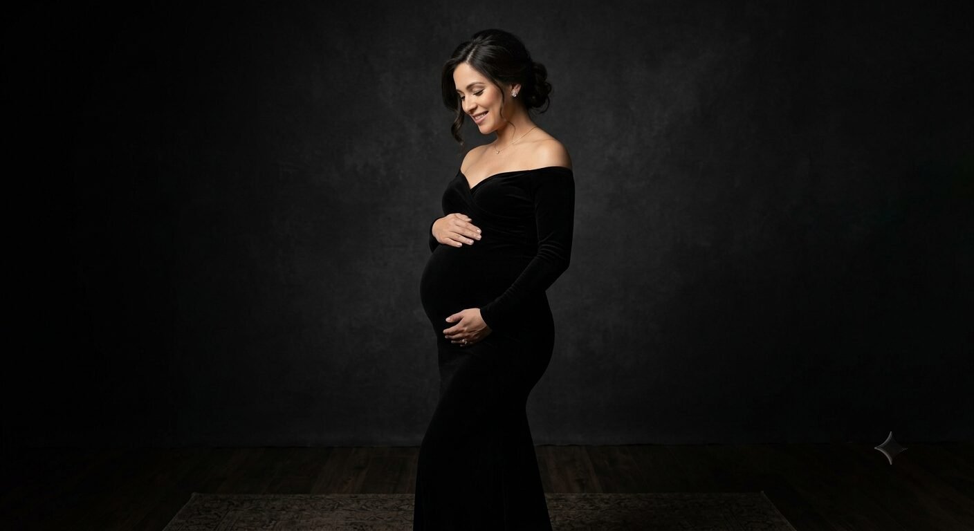Professional maternity portrait photography